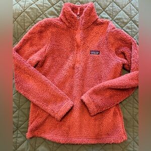 Patagonia fleece quarter zip rust color size small